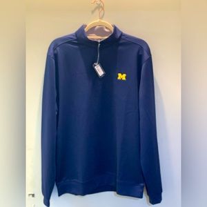 Johnnie-O Michigan Wolverines Medium Quarter Zip